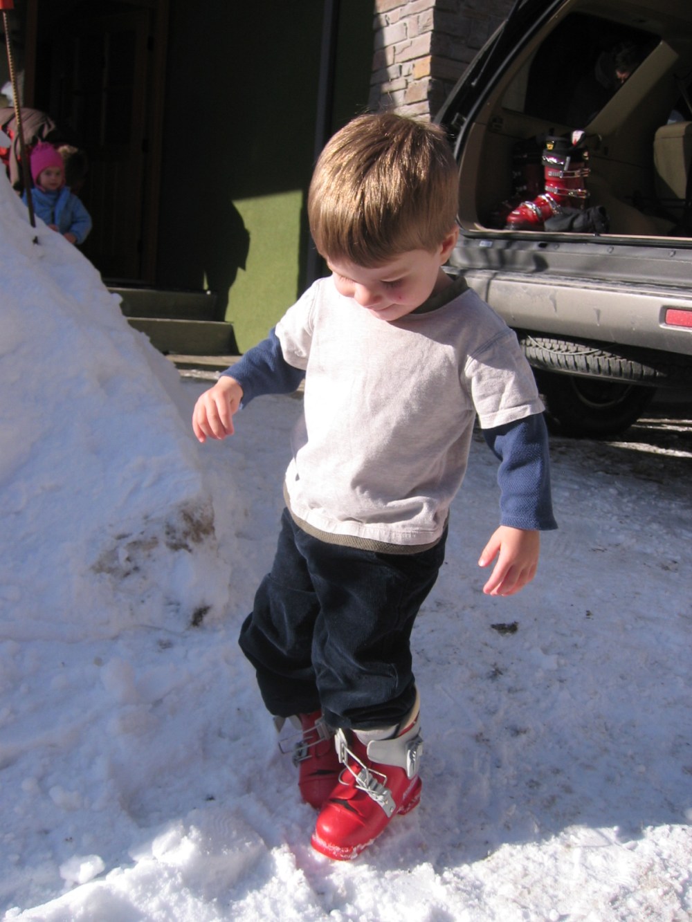 Ski boots at 2
